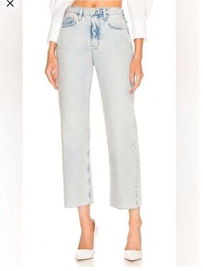 NWT Frame Le Jane Crop Jean in Luster